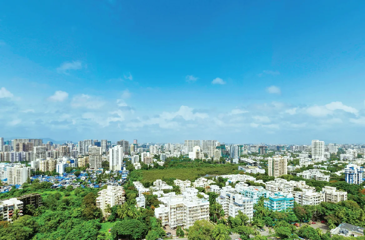 Versova city view from Godrej Skyshore